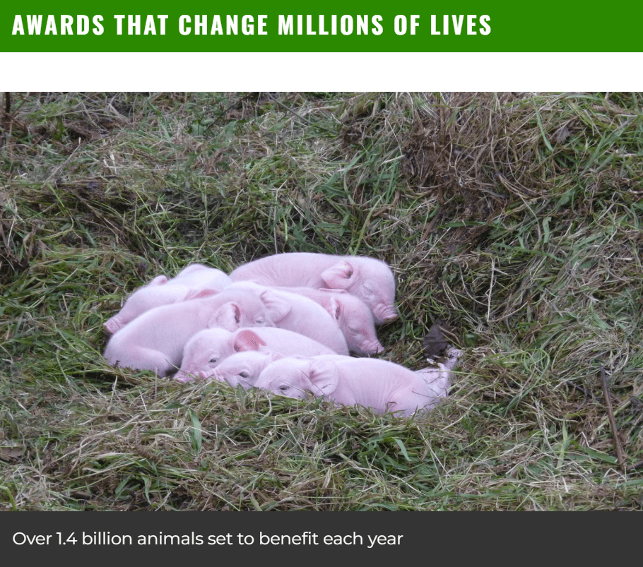 Graphic Claiming Millions of Animals Helped