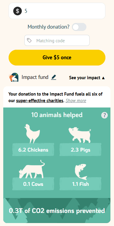 FarmKind Donate Button